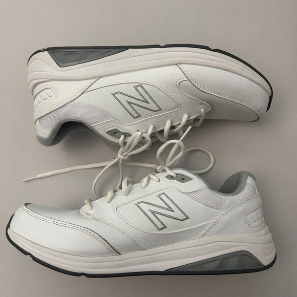 New Balance 928v3 Mens 10 Womens 11.5 White Leather Walking Shoes Comfort - Picture 10 of 12